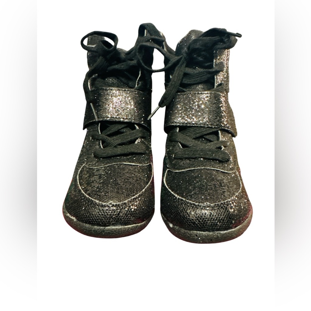 Sparkling Black Ankle Booties